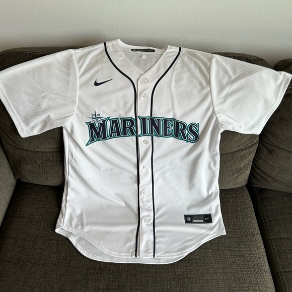 Nike Other - Nike Authentic Seattle Mariners MLB Baseball White Jersey Men’s Sz: M